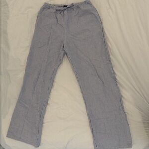Brandy Melville Striped Tie Pants